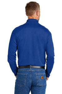 CornerStone Select Lightweight Snag-Proof Long Sleeve Polo CS418LS - Royal Back
