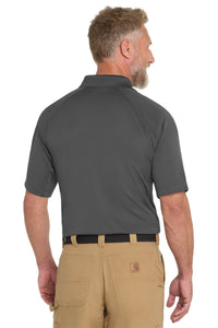 CornerStone  Select Lightweight Snag-Proof Tactical Polo - Charcoal Back