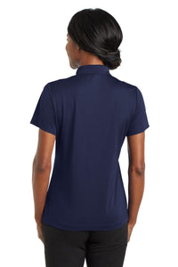 DISCONTINUED CornerStone Ladies Micropique Gripper Polo - True Navy Back