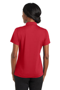 DISCONTINUED CornerStone Ladies Micropique Gripper Polo - True Red Back