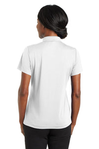 DISCONTINUED CornerStone Ladies Micropique Gripper Polo - White Back