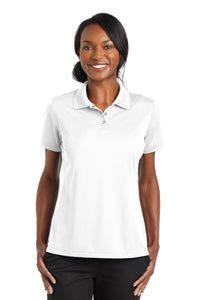 DISCONTINUED CornerStone Ladies Micropique Gripper Polo - White
