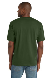 CornerStone  Workwear Pocket Tee CS430 - Dark Green Back