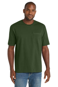 CornerStone  Workwear Pocket Tee CS430 - Dark Green