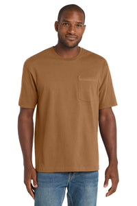 CornerStone  Workwear Pocket Tee CS430 - Duck Brown