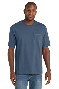 CornerStone  Workwear Pocket Tee CS430 - Regatta Blue