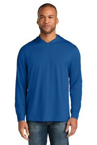CornerStone Workwear Pro Long Sleeve Hooded Tee CS440LSH - Royal
