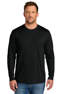 CornerStone Workwear Pro Long Sleeve Pocket Tee CS440LSP - Black