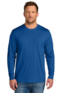 CornerStone Workwear Pro Long Sleeve Pocket Tee CS440LSP - Royal