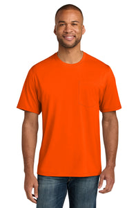 CornerStone Workwear Pro Short Sleeve Pocket Tee CS440P - Safety Orange