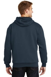 CornerStone - Heavyweight Full-Zip Hooded Sweatshirt with Thermal Lining - Navy Back
