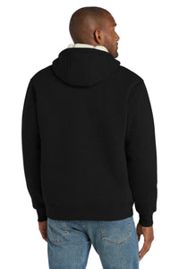 CornerStone Heavyweight Sherpa-Lined Hooded Fleece Jacket - Black Back