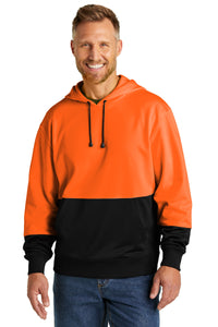 CornerStone Enhanced Visibility Fleece Pullover Hoodie CSF01 - Safety Orange
