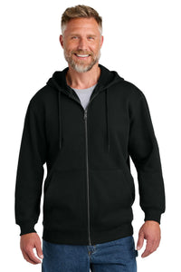 CornerStone Tough Fleece Full-Zip Hoodie CSF631 - Black