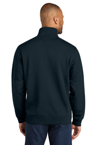 CornerStone 12-Oz. Tough Fleece Job Shirt CSF635 - Navy Blue Back