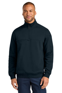 CornerStone 12-Oz. Tough Fleece Job Shirt CSF635 - Navy Blue