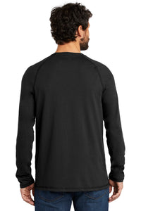 DISCONTINUED Carhartt Force  Cotton Delmont Long Sleeve T-Shirt - Black Back