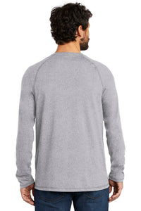 DISCONTINUED Carhartt Force  Cotton Delmont Long Sleeve T-Shirt - Heather Grey Back