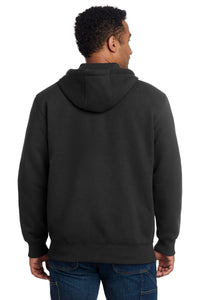 Carhartt  Rain Defender  Paxton Heavyweight Hooded Zip-Front Sweatshirt - Black Back