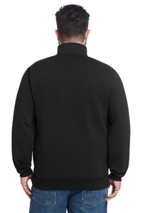 Carhartt Midweight 1/4-Zip Mock Neck Sweatshirt CT105294 - Black Back
