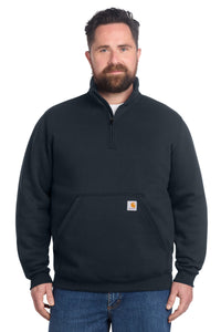 Carhartt Midweight 1/4-Zip Mock Neck Sweatshirt CT105294 - New Navy