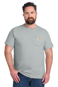 Carhartt Force Short Sleeve Pocket T-Shirt CT106652 - Heather Grey