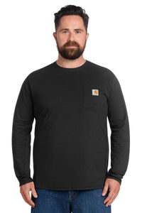 Carhartt Force Long Sleeve Pocket T-Shirt CT106656 - Black