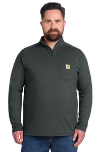 Carhartt Force 1/4-Zip Long Sleeve T-Shirt CT106660 - Carbon Heather