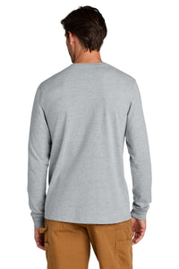Carhartt Long Sleeve T-Shirt CT106921 - Heather Grey Back