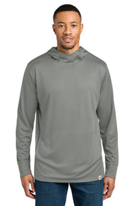 Carhartt Force Sun Defender Long Sleeve Hooded T-Shirt CT106923 - Asphalt Grey