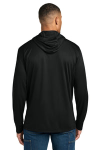 Carhartt Force Sun Defender Long Sleeve Hooded T-Shirt CT106923 - Black Back
