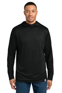 Carhartt Force Sun Defender Long Sleeve Hooded T-Shirt CT106923 - Black