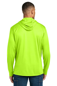 Carhartt Force Sun Defender Long Sleeve Hooded T-Shirt CT106923 - Brite Lime Back