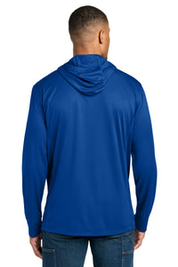 Carhartt Force Sun Defender Long Sleeve Hooded T-Shirt CT106923 - Royal Glass Blue Back