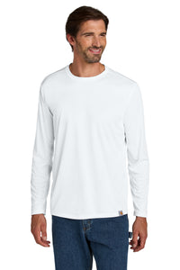Carhartt Force Sun Defender Long Sleeve T-Shirt CT106972 - White