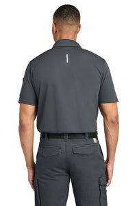 Carhartt FLD & RSCU Polo CTC16119 - Pewter Back