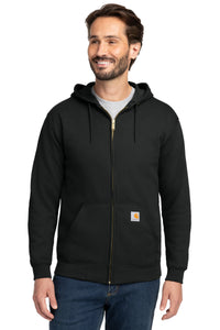 Carhartt  Midweight Hooded Zip-Front Sweatshirt - Black