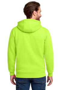 Carhartt  Midweight Hooded Zip-Front Sweatshirt - Brite Lime Back