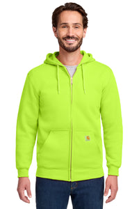 Carhartt  Midweight Hooded Zip-Front Sweatshirt - Brite Lime