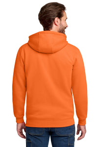 Carhartt  Midweight Hooded Zip-Front Sweatshirt - Brite Orange Back