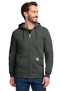 Carhartt  Midweight Hooded Zip-Front Sweatshirt - Carbon Heather