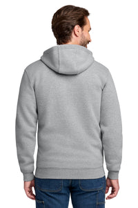 Carhartt  Midweight Hooded Zip-Front Sweatshirt - Heather Grey Back