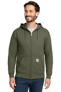 Carhartt  Midweight Hooded Zip-Front Sweatshirt - Moss