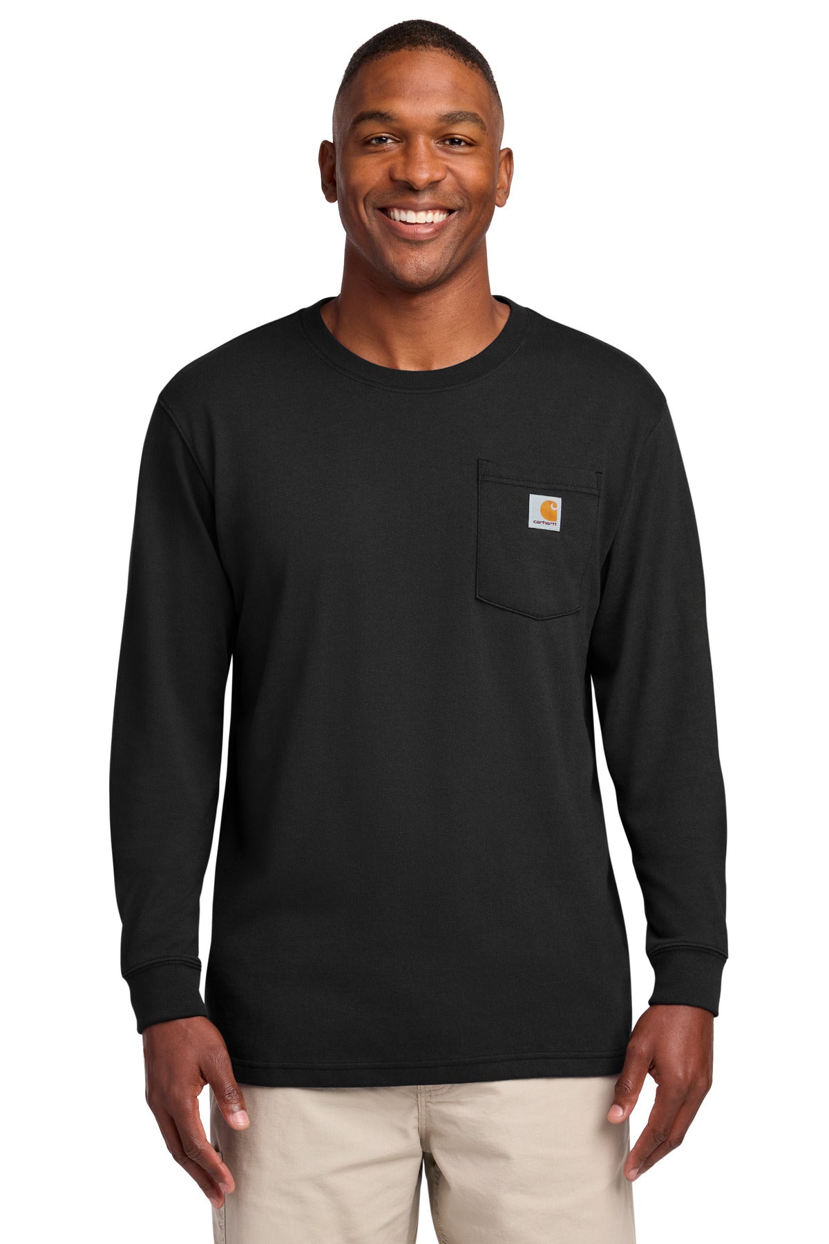 Carhartt  Workwear Pocket Long Sleeve T-Shirt - Black