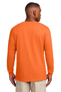 Carhartt  Workwear Pocket Long Sleeve T-Shirt - Brite Orange Back