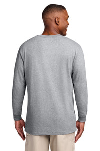 Carhartt  Workwear Pocket Long Sleeve T-Shirt - Heather Grey Back