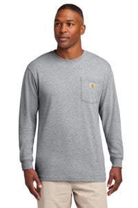 Carhartt  Workwear Pocket Long Sleeve T-Shirt - Heather Grey