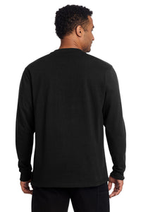 Carhartt Long Sleeve Henley T-Shirt CTK128 - Black Back