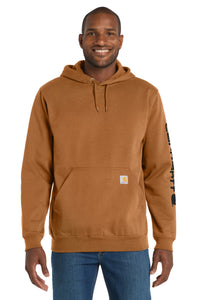 Carhartt Midweight Hooded Logo Sweatshirt CTK288 - Carhartt Brown