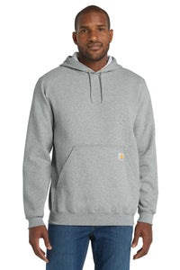 Carhartt Midweight Hooded Logo Sweatshirt CTK288 - Heather Grey
